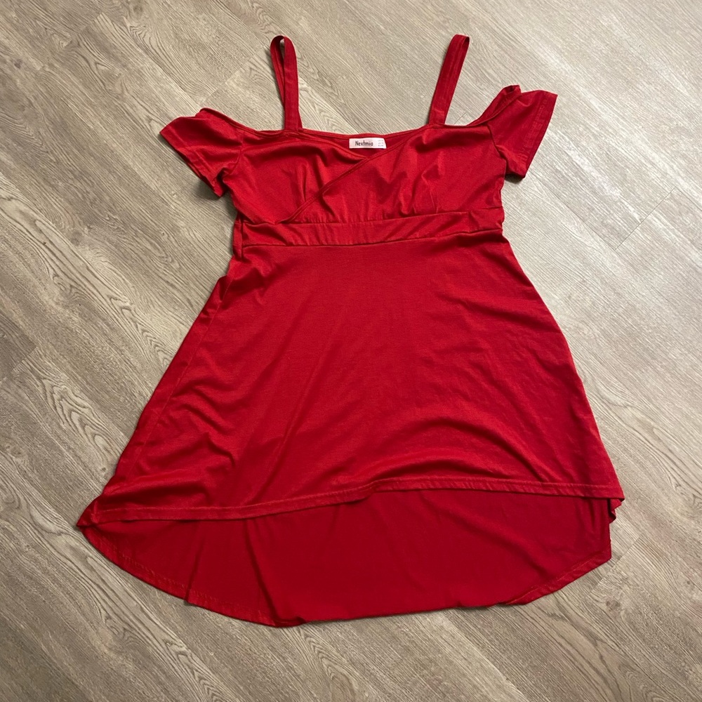 Nextmia high-low red dress size 14